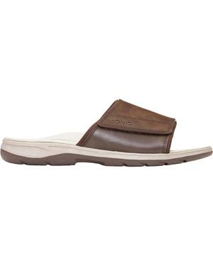 Vionic Stanley Velcro Slide - Brown