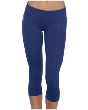Body Glove Work It Capri Leggings - Blue