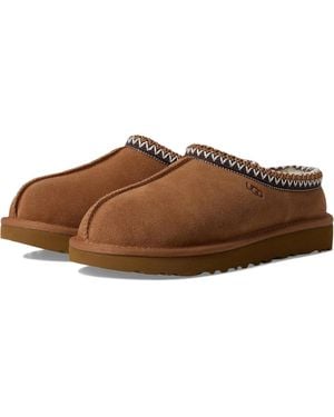 UGG Tasman Ii 1174470-Che Slippers Chestnut Suede Slip-On Rhs8149 - Brown