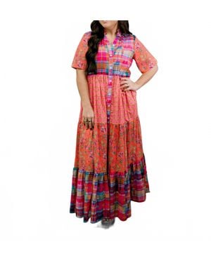 Layerz Clothing Elizabeth Maxi Dress - Red
