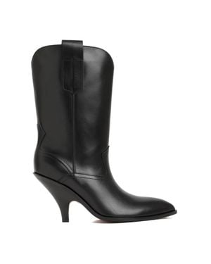 Bally Lavyn Leather Boots - Black