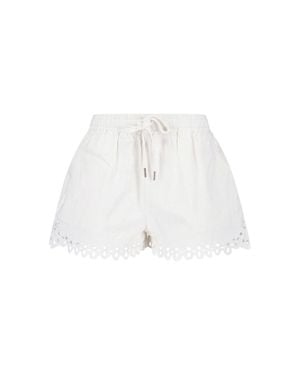 Isabel Marant Straight-Leg Pants With Tailored Fit - White
