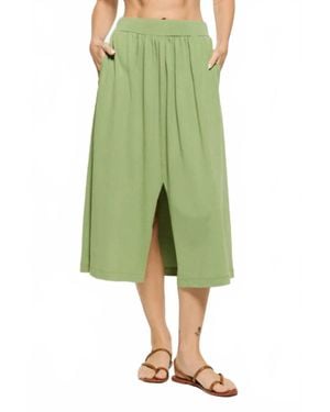Nation Ltd Vida Midi Skirt - Green