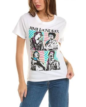 Prince Peter Jimi Hendrix Montage Tee - White