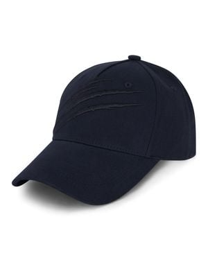 Philipp Plein Baseball Cap Ps Scratch - Blue