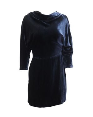 A.L.C. Alc Marin Velvet Dress - Black
