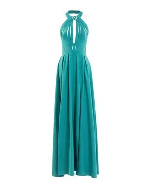 Saiid Kobeisy Vertical Cut-Out Dress - Blue