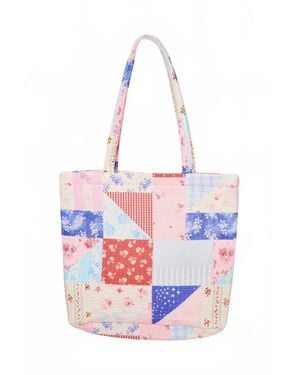 LoveShackFancy Henderson Tote - White