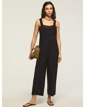Lucky Brand Lace Jumpsuit - Black