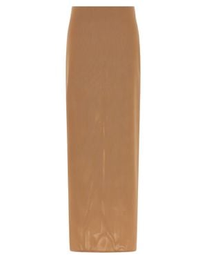 ARMARIUM Polyamide Midi Skirt - Brown