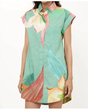 Oliphant Shirt Dress - Green