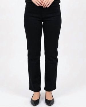 VERVET BY FLYING MONKEY Catchy Straight Leg Jeans - Black