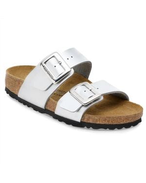 Birkenstock Sydney Cushion Buckle Sandal - Metallic