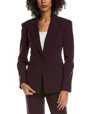 Kenneth Cole Luxe Twill Slim Fit Blazer - Purple