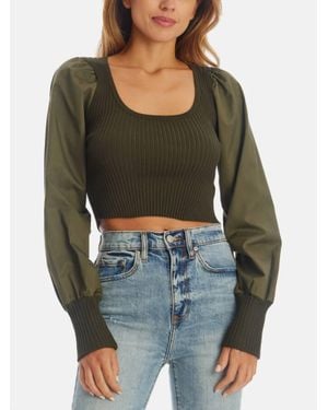 En Saison Shelburne Blouse - Green