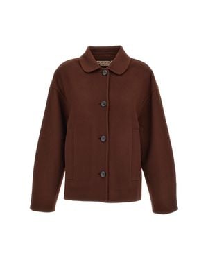 Marni Woll And Cashmere Jacket - Brown