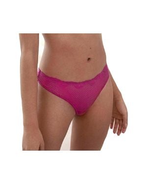 Timpa Lingerie Duet Lace Low Rise Thong - Pink