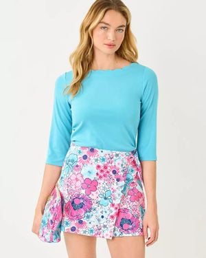 Lilly Pulitzer Gleeson Knit Top - Blue