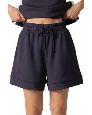Before You Collection Miya Butter Modal Shorts - Blue