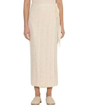 Holzweiler Kelp Crochet Skirt - Natural