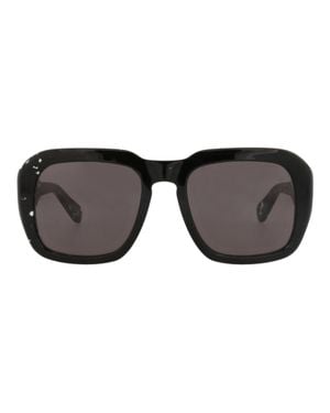 Chloé Square-Frame Recycled Acetate Sunglasses - Black