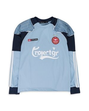 PROJECT G/R Goalkeeper Kit Long Sleeve T-Shirt - Blue