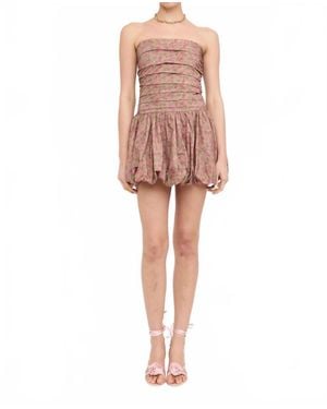 SOFIA The Label Carmel Floral Mini Dress - Pink