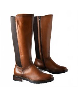 Eric Michael Riley Tall Boot - Brown