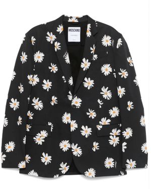 Moschino Daisy Sport Coat - Black