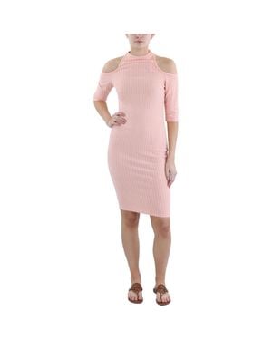AX Paris Knit Midi Sweaterdress - Pink