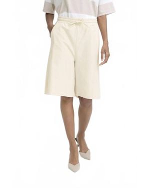 Ichi Kate Denim Shorts - Natural