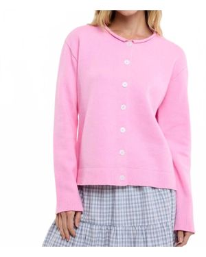 Wishlist Camille Button Up Cardigan - Pink