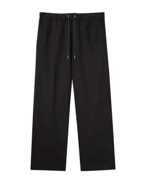 OAMC Straight-Leg Pants With Drawstring Waistband - Black