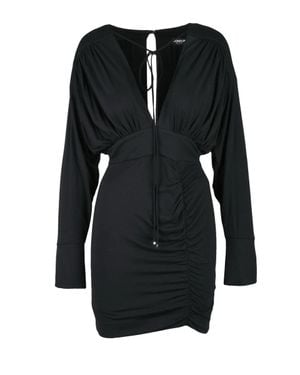 Dondup Jersey Dress Zip Raglan - Black