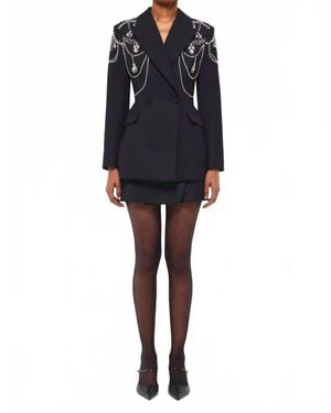 Jonathan Simkhai Getty Single Breasted Blazer - Black