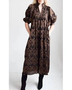 Never A Wallflower High Neck Midi Dress - Black