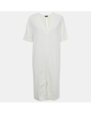 JOSEPH Crepe Shift Dress - White