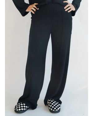 Project Social T Shea Wide Leg Pant - Blue