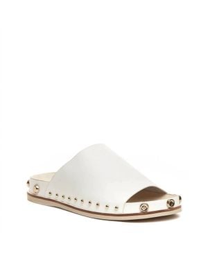 Kelsi Dagger Brooklyn Squish Stud Slide Sandals - White