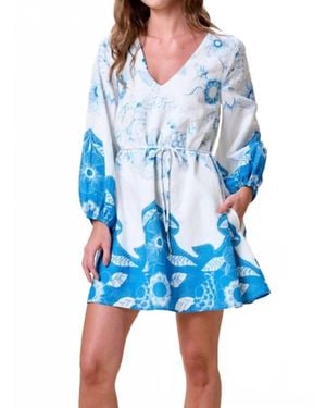 Cleobella Noemie Mini Dress - Blue