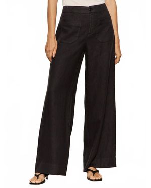 Sanctuary Linen Marine Pant - Black