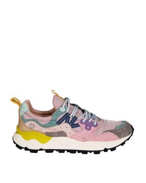 Flower Mountain Yamano 3 Pig Nubuck Sneakers - Pink