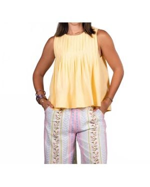TCEC Roxy Babydoll Tank Top - Yellow