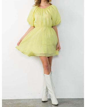 Thml Limelight Dress - Yellow