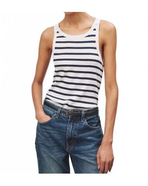 Nili Lotan Jennifer Rib Tank - Blue