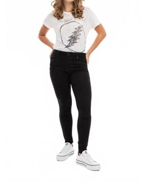 1822 Denim Noir Skinny Better Butter Jeans - Black