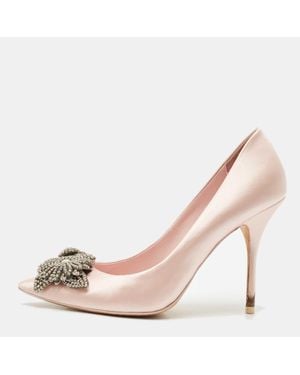 Sophia Webster Light Satin Lilico Pumps - Pink