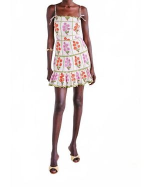 Saylor Raphaela Tank Mini Dress - Red