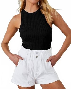 By Together Lia Knit Tank - Black