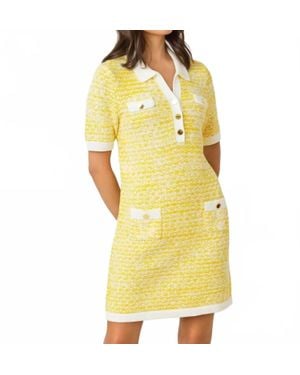Lilly Pulitzer Theodorah Polo Sweater Dress - Yellow